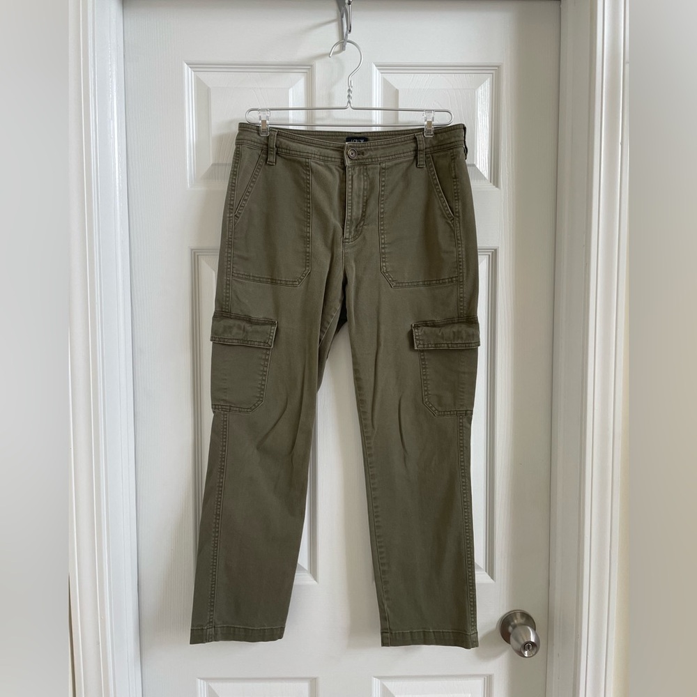 JCrew Olive Cargo Pants